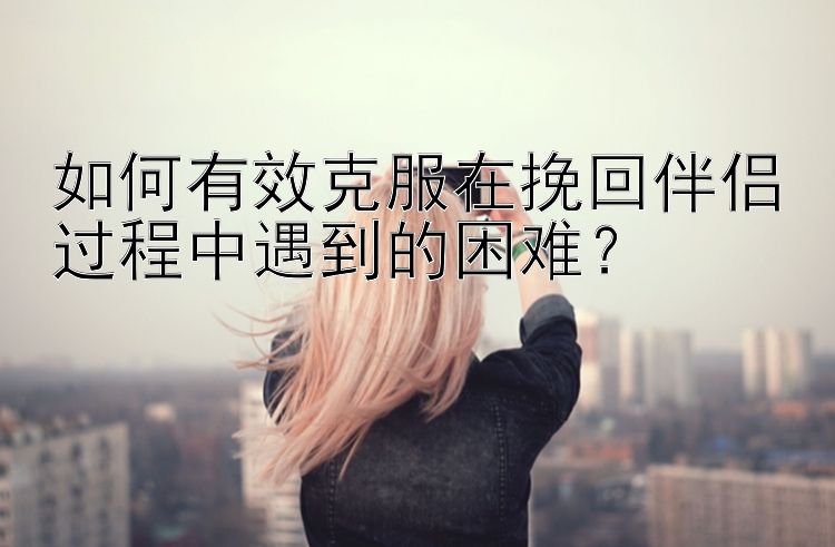 如何有效克服在挽回伴侣过程中遇到的困难？