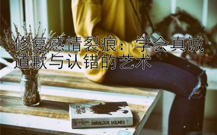 修复感情裂痕：学会真诚道歉与认错的艺术